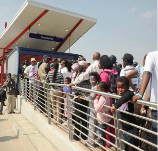 World leaders were impressed with Joburg’s world-class Bus Rapid Transit system.