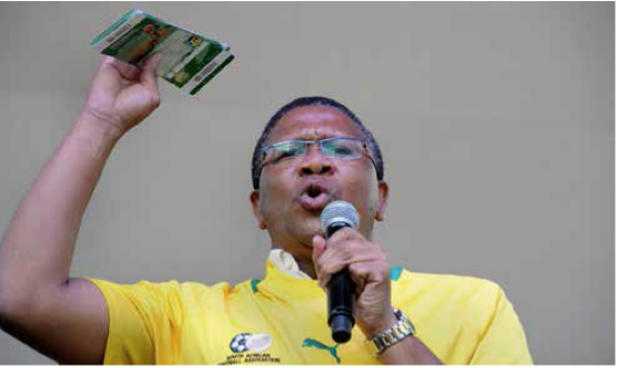 Minister of Sports and Recreation, Fikile Mbalula.