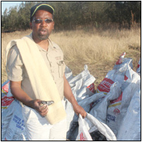 Chairperson of Emcakwini Community Trust Eric Buthelezi says the trust's charcoal business, which the National Development Agency helped fund, is bringing in profits and providing employment for the people of Babanango in KZN.