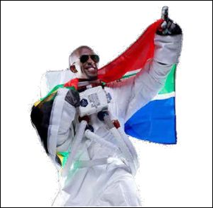 Mandla Maseko will become the first black African in space when he makes the journey onboard the Lynx Mark II Shuttle next year.