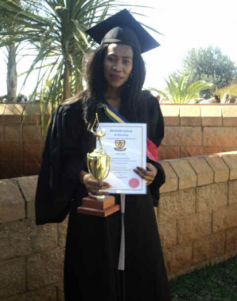 Onica Chiloane a top achiever can't wait to serve her community.