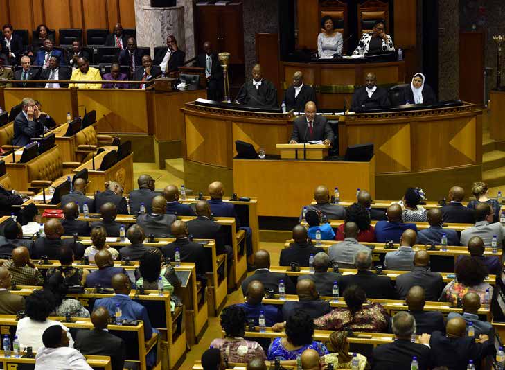 President Jacob Zuma addressed the nation in his capacity as Head of State. He rallied all South African to work togerther to move the country forward.