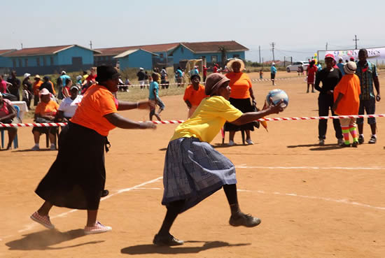 Grannies can compete in rugby, soccer netball, volley ball, rope-skipping, high jump and more.